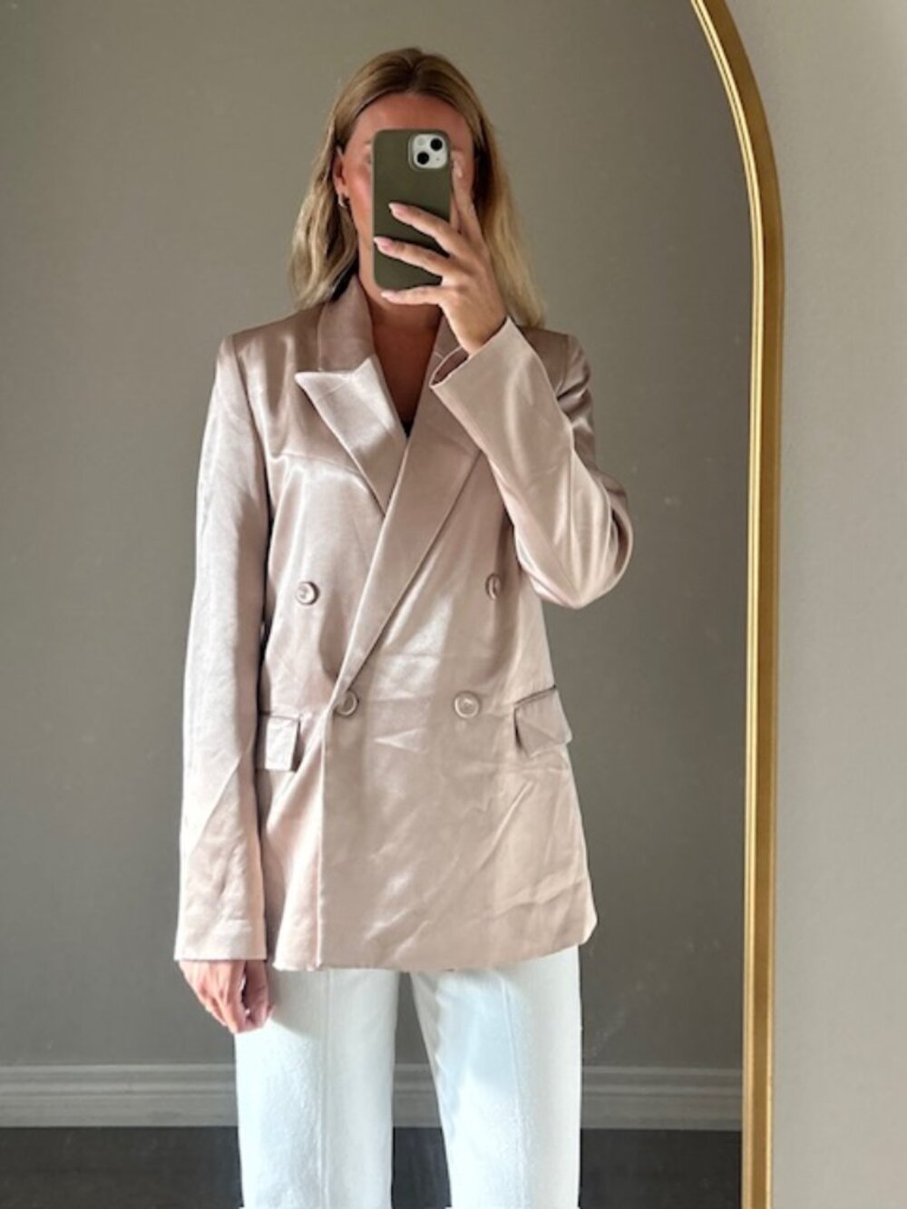 BNWT Satin Mango Selection Blazer